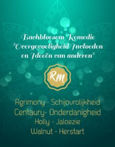 Overgevoelig ideeen en invloeden anderen praktijk raison manon bachbloesem remedie