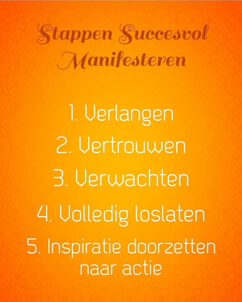 Succesvol Manifesteren Raison Manon Coaching en Energetische Therapie